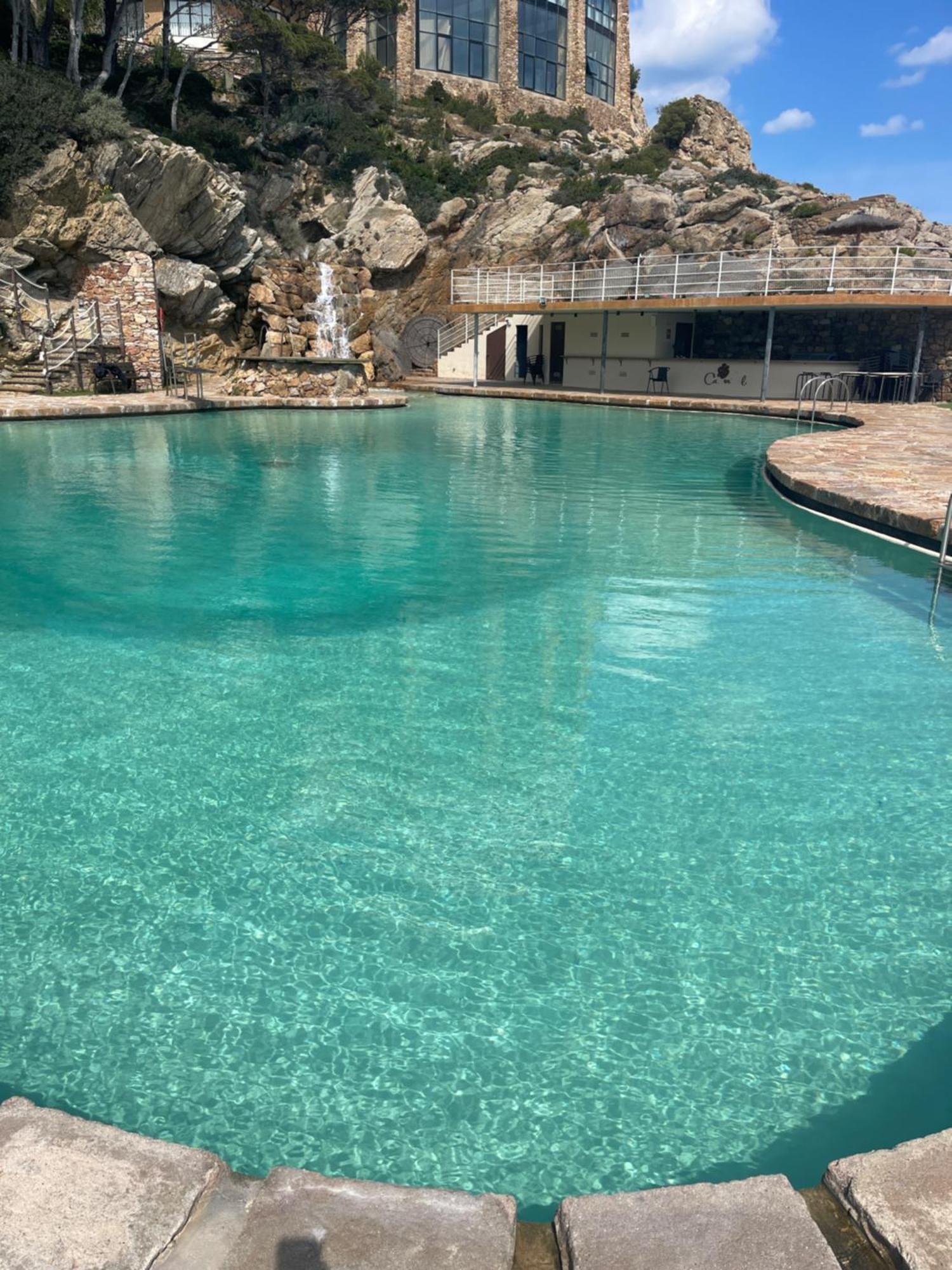 Apartamento Cap sa Sal Begur 74 con Terraza literalmente Sobre el Mar Exterior foto